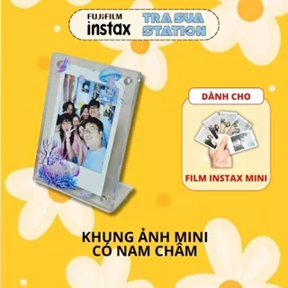 Khung Ảnh Để Bàn Dành Cho Film Instax Mini - Khung Nam Châm Trong Suốt Nhiều Màu/ Cartoon