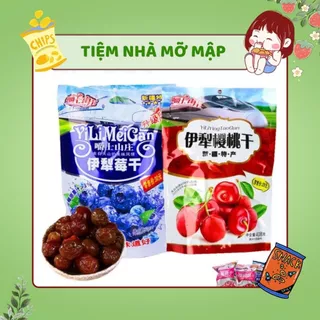 Kẹo ô mai Colorful Plum mix nhiều vị Cherry- Việt Quất- Mận gói 408g