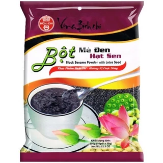 Bột Mè Đen Hạt Sen Bích Chi 350G (10 gói) - Bột DInh Dưỡng Ăn Liền