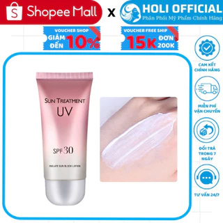 Kem chống nắng Sun Treatment UV SPF50+/PA+++ dưỡng da ẩm mịn trắng hồng kiềm dầu nâng tông 60g Zentop