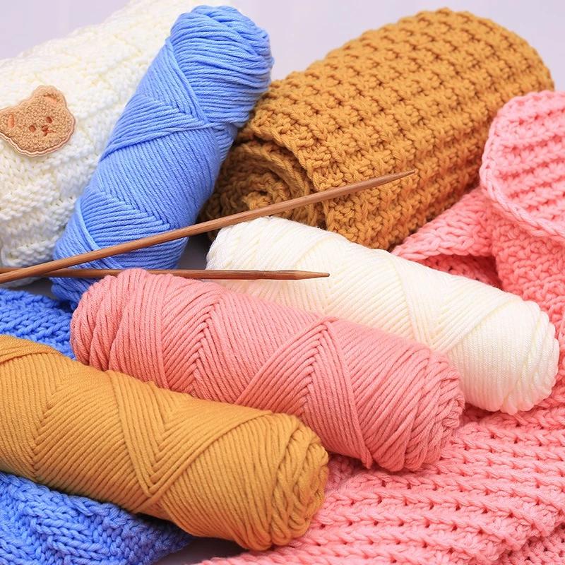 Len Cotton Love 100g - Sợi Cotton Mềm Mịn Đan Móc Áo, Túi, Khăn, Mũ, Thú Bông Handmade LYLYCRAFT