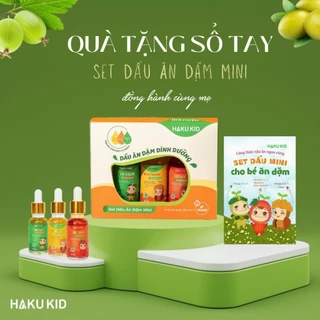 Dầu Ăn Dặm Dinh Dưỡng MiNi HAKUKID Nguyên Chât 100% Tự Nhiên-(Mua 3 Chai Tặng Sổ Tay)