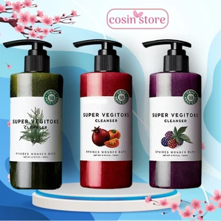 Sữa Rửa Mặt Rau Củ Thải Độc Byvibes Wonder Bath Super Vegitoks Cleanser 300ml của Hàn Quốc có nhiều mùi shop Cosin Store