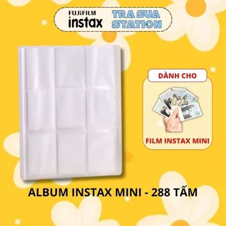 Album instax mini (288 ảnh) - Bìa trong suốt & Bìa da PU