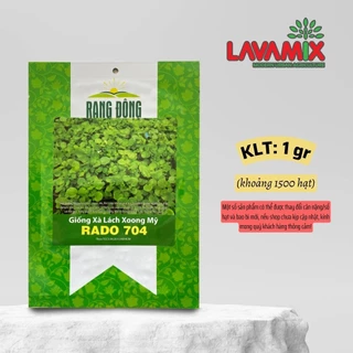 Hạt giống Xà Lách Xoong Rado 704 (1g~1500 hạt) hiệu Rạng Đông chịu nhiệt tốt | Đất trồng cây Lavamix