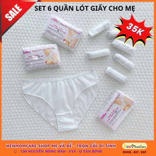 SET 6 CÁI QUẦN LÓT GIẤY CHO MẸ