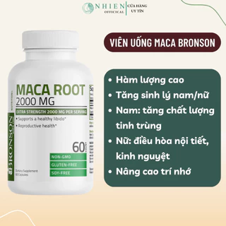 Viên uống tăng cường sinh lý nam nữ Maca Root