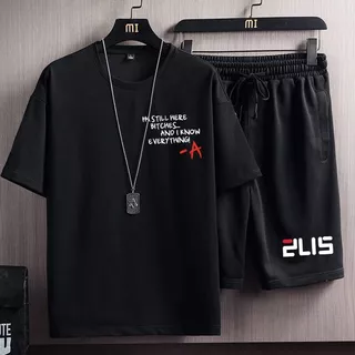 Bộ quần áo thun style Hàn Quốc, Đồ bộ nam thể thao chất thun lạnh thoáng mát đủ size M-->3XL