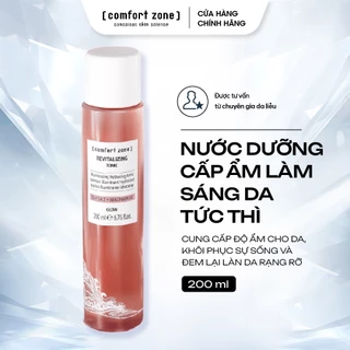 Toner làm sáng da Comfort Zone Revitalizing Tonic không chứa cồn, giúp làn da rạng rỡ 200ml