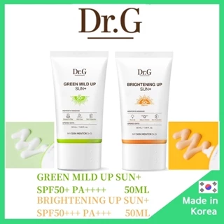 Dr.G Kem Chống Nắng PHỔ RỘNG dưỡng sáng Dr.G Brightening Up Sun/Green Mild Up Sun+/ RED BLEMISH SOOTHING SPF50+ PA+++