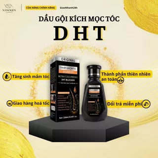 Dầu gội mọc tóc  DHT - Dầu gội DHT 120ml hói, phục hồi tóc, giảm gàu, nấm ngứa, bảo vệ nang tóc chắc khỏe -NanoGenbeauty