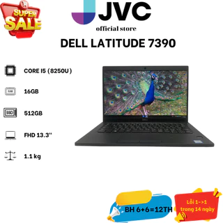 Laptop Giá Rẻ Dell Latitude 7390 Core i5 8250U | RAM 16GB| SSD 256GB| 13.3inch IPS FHD Pin>92%