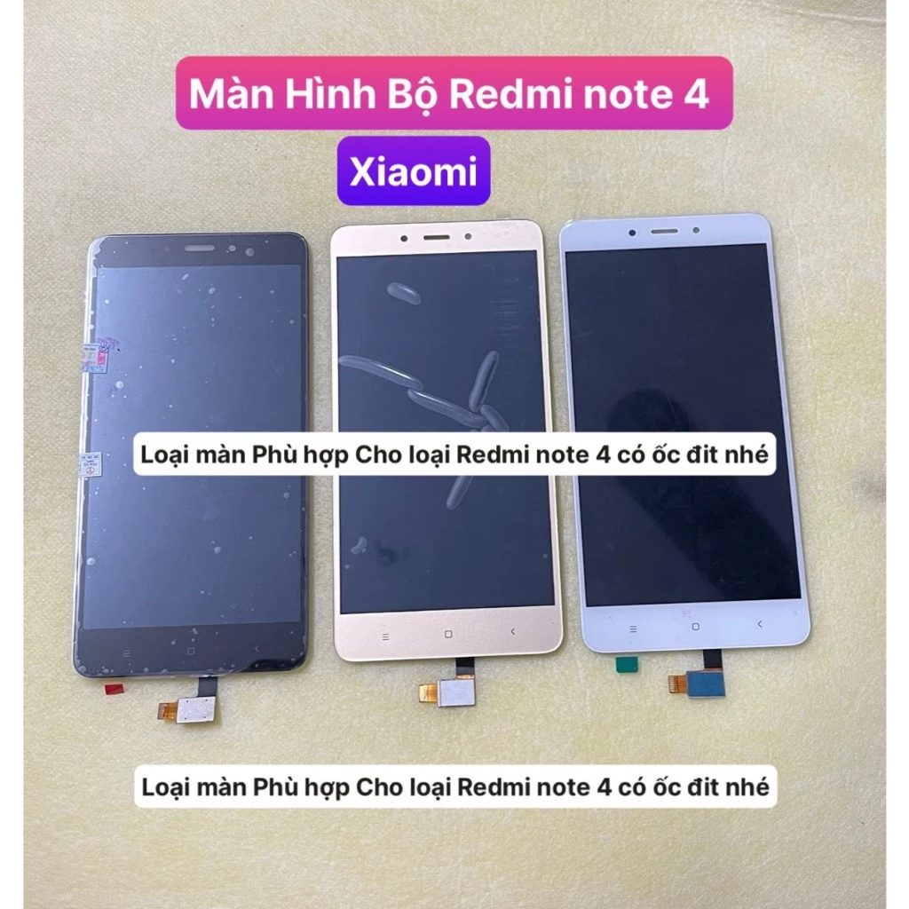 Màn hình bộ Redmi note 4 Xiaomi (Loại Có Ốc đít)