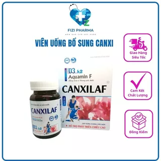 Viên uống bổ xung canxi cho người lớn và trẻ em FIZI giúp phát triển chiều cao ,giảm nguy cơ loãng xương hộp 60v