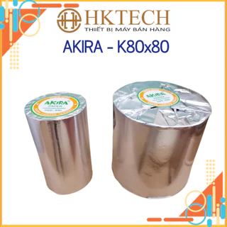 Giấy In Hóa Đơn In Bill K80x80 Bọc Bạc Akira Hàng Chính Hãng, Giấy In Hóa Đơn In Bill K80 Đường Kính 80mm