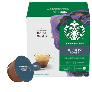 [Mẫu mới-Best seller] [Cà phê viên nén] STARBUCKS® Espresso Roast-Caramel, Mật Mía, Độ đậm ||||||||||11--Date 2025