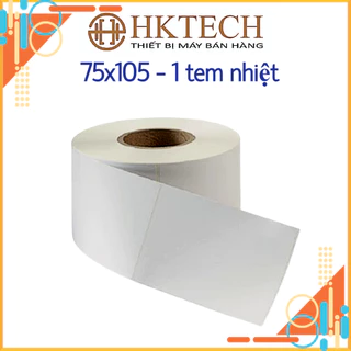 Giấy In Nhiệt 75x105 Cuộn A7 In Đơn Hàng Tem Nhãn Chất Lượng Cao Giấy In Nhiệt 75x105 mm - Tem Vận Chuyển 7,5x10,5 cm