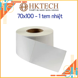 Giấy in nhiệt A7 70x100 dạng cuộn 30m, tem nhiệt 4B Label chuyên dùng in đơn hàng TMDT, siêu tiết kiệm