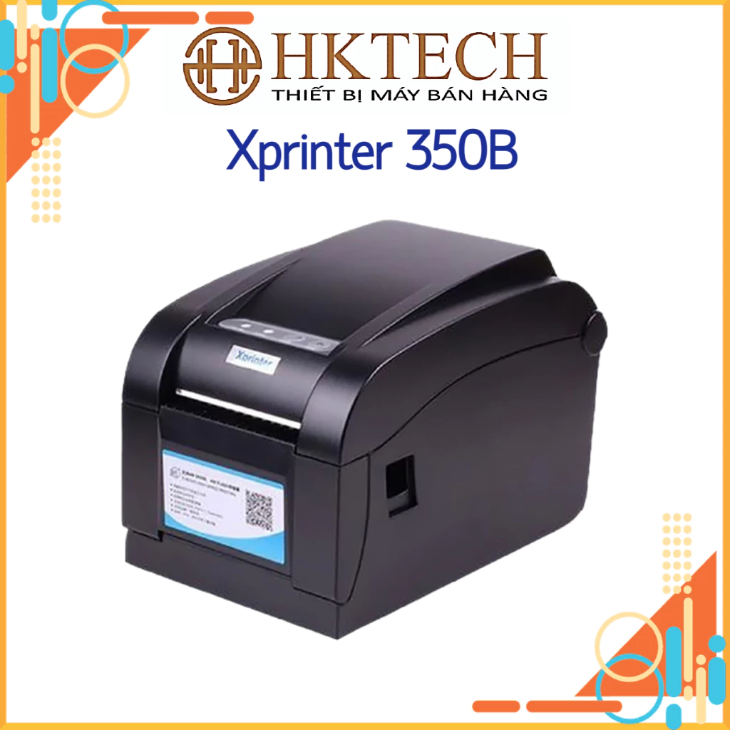 Máy in Xprinter XP 350B in đơn hàng GHTK, in tem nhãn và phiếu giao hàng các sàn TMĐT