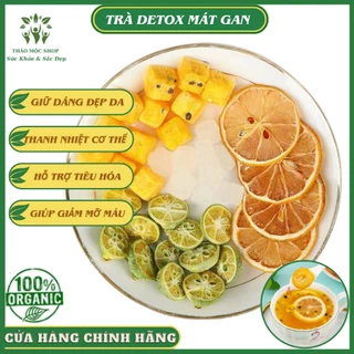 ✅[SET 30 GÓI] Trà Chanh Dây Kim Quất , Nước Uống Trắng Da Triệu Lộ Tư, Sấy Thăng Hoa Đông Khô, Thảo Mộc Shop