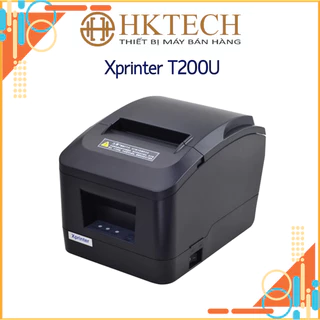 [Chính hãng] Máy in hóa đơn Xprinter T200U khổ giấy 80mm, dao tự cắt