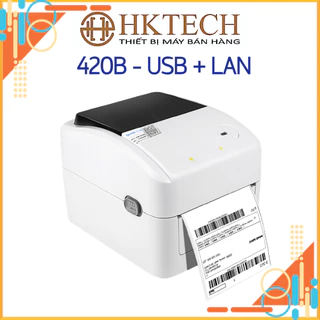 [IN QUA ĐIỆN THOẠI] Máy in đơn TMĐT, GHTK, GHN, VIETTEL từ điện thoại Xprinter 420B, 420BM  cổng USB + LAN, BLUETOOTH