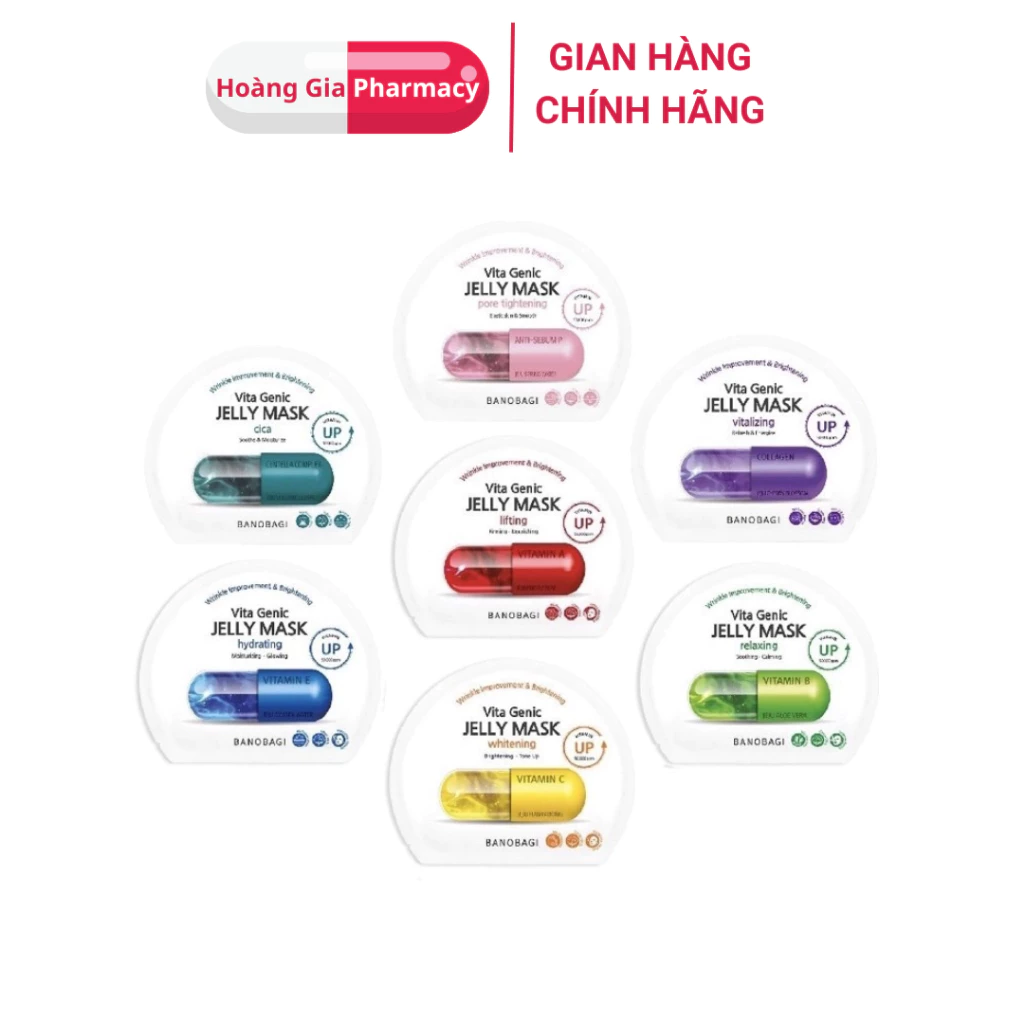 Hộp 10 mặt nạ Banobagi Vita Genic Jelly Mask (30g x 10)