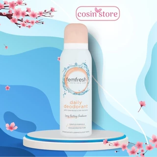 Xịt Femfresh khử mùi và thơm mát vùng kín cao cấp Femfresh Deodorant Spray 125ml màu Cam Cosin Store