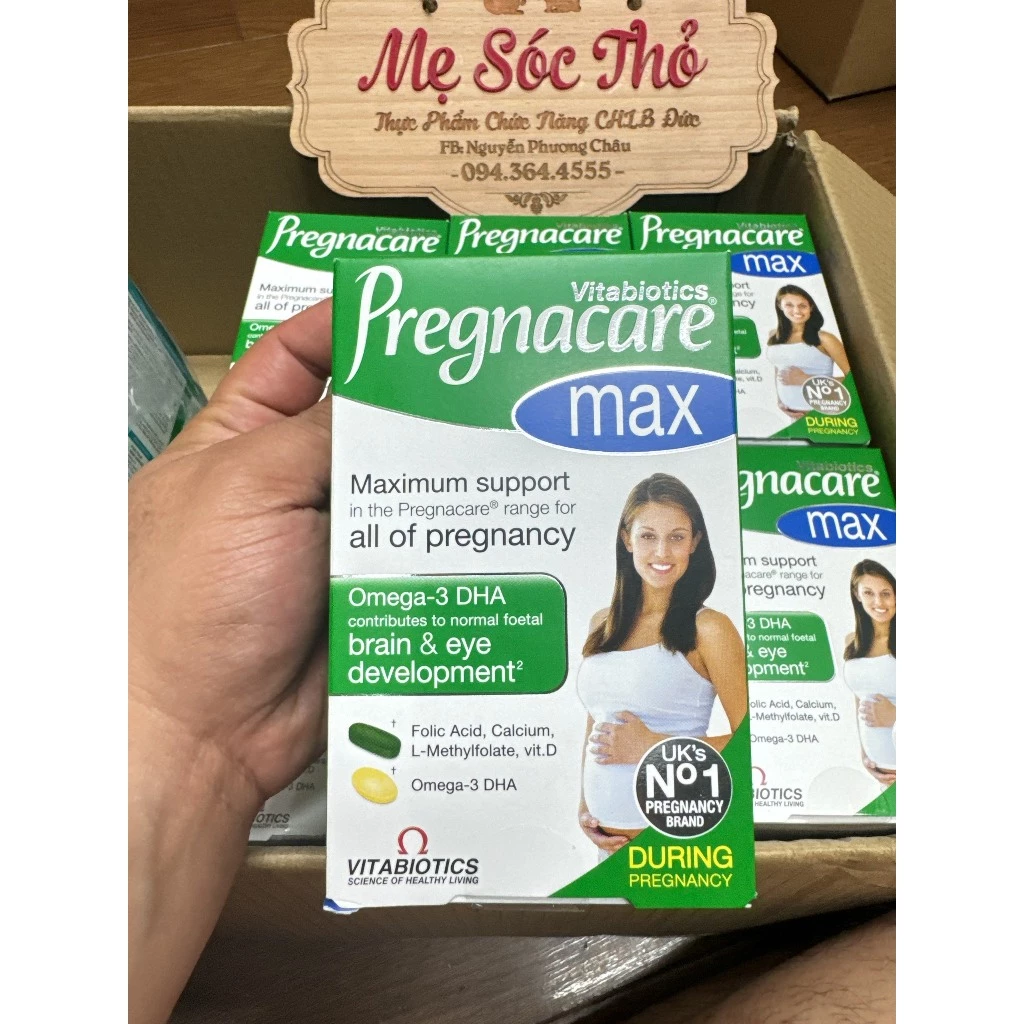 Viên Uống Vitamin Tổng Hợp Pregnacare Max Vitabiotics Cho Bà Bầu - nguyenphuongchau