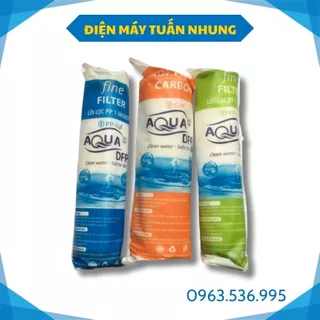 Bộ 3 lõi lọc nước 1,2,3 AQUA Chính Hãng, sử dụng tất cả MÁY LỌC NƯỚC Kangaroo, Karofi, Sunhouse, AQUA