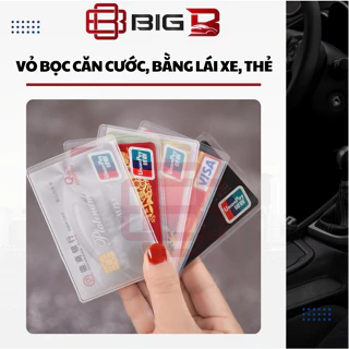 Vỏ Bọc Giấy Tờ Xe BLX CCCD Gắn Chip ATM Và toàn bộ một số loại sách vở tư nhân < 1 cái > - BIG B STORE