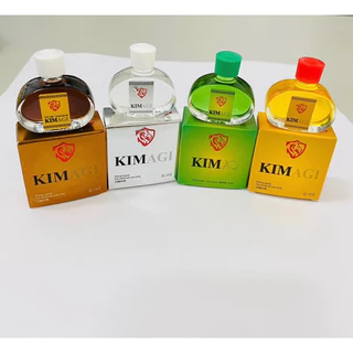 Combo 4 Chai Dầu gió KIM Agi Herbal Xanh Trắng Vàng Nâu