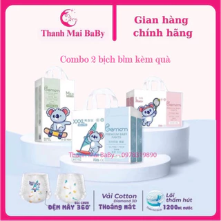 [COMBO 2 bịch] Tã/bỉm Bemom nội địa Hàn siêu mỏng full size cho bé