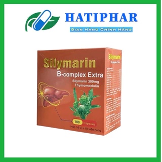 Bổ gan Silymarin B-complex Extra giải độc gan, hạ men gan - Hộp 100 viên