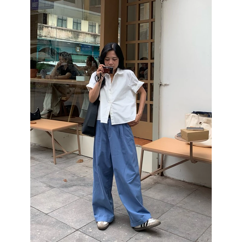 𝒇𝒓𝒐𝒎𝑺𝒐𝒐𝒚𝒐𝒖𝒏𝒈 - Kaki Pants ver 2 - Quần kaki dáng rộng gập gấu 2024