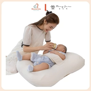 Gối chống trào ngược cho bé Mongsure 60x85cm, gối chống trào cho trẻ sơ sinh - Monnie Kids