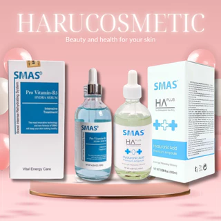 Tinh Chất Phục Hồi Và Cấp Ẩm Smas HA Plus 100ml / Smas Pro Vitamin B5 Hydra Serum 120g