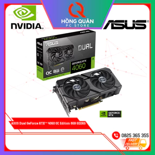 Card Màn Hình ASUS Dual GeForce RTX 4060 OC Edition 8GB (DUAL-RTX4060-O8G) New - Hàng Chính Hãng Bảo Hành 3 Năm