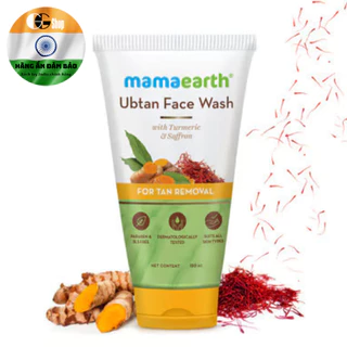 Sữa rửa mặt nghệ & hoa nghệ tây làm trắng sáng da – Mama Earth Ubtan Face Wash 150ml