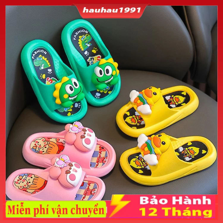 Dép Khủng Long Dễ Thương In Hình Cao Cấp Dép Trẻ Em Giá Xưởng