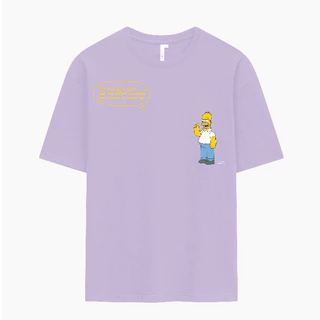 Áo Thun BOO Oversized In Graphic Never Try Homer The Simpsons S24