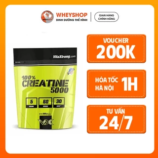 Bột uống hỗ trợ tăng sức mạnh VitaXtrong 100% Pure Creatine 5000 - WHEYSHOP VN