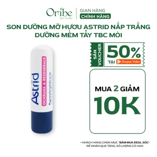 Son Dưỡng Môi Mỡ Hươu Màu Trắng Astrid Ochrana A Regenerace Cấp Ẩm Căng Bóng Môi Fullsize 4.7g