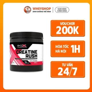 Bột uống tăng hỗ trợ sức mạnh BioX Creatine Rush (250g) - WHEYSHOP VN