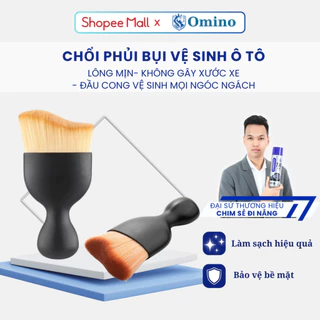 Chổi Vệ Sinh Ô Tô Mini Đầu Cong Sợi Lông Mềm Dùng Vệ Sinh Mọi Bề Mặt Nội Thất Ô tô/ bảng điều khiển/ cửa thoát khí