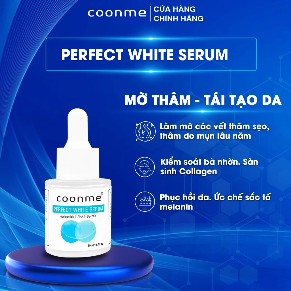 Serum mờ thâm Coonme 20ml giúp sáng da làm mờ các vết thâm sẹo, thâm mụn, thâm nách phù hợp nhiều loại da