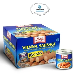 Thùng Xúc Xích Hộp Vienna Sausage (2.3kg) Date 07/2025 Nhập Khẩu Mỹ