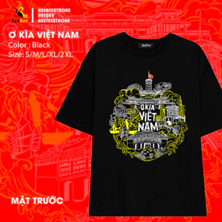 Áo thun in hình BEEBEESTORE01 HÀ NỘI- TỈNH THÀNH 100% COTTON OKVN00