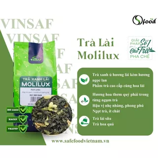 Trà xanh lài hương ngọc lan Molilux Vinsaf - Trà trái cây siêu thơm 500g