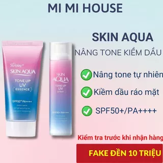 Kem chống nắng nâng tông da Skin Aqua UV Tone up SPF50/PA++++ nội địa Nhật